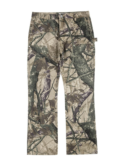 Men's Twig Print Jeans with basic style, no stretch, made of 95% cotton and 5% polyester.