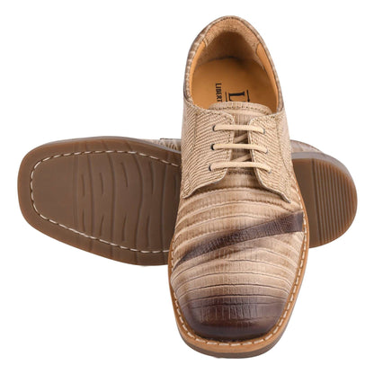 Trevor Leather Oxford Style Boys Dress Shoes - MENLL