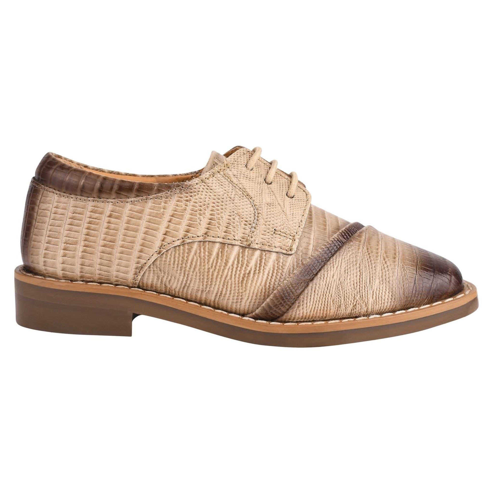 Trevor Leather Oxford Style Boys Dress Shoes - MENLL
