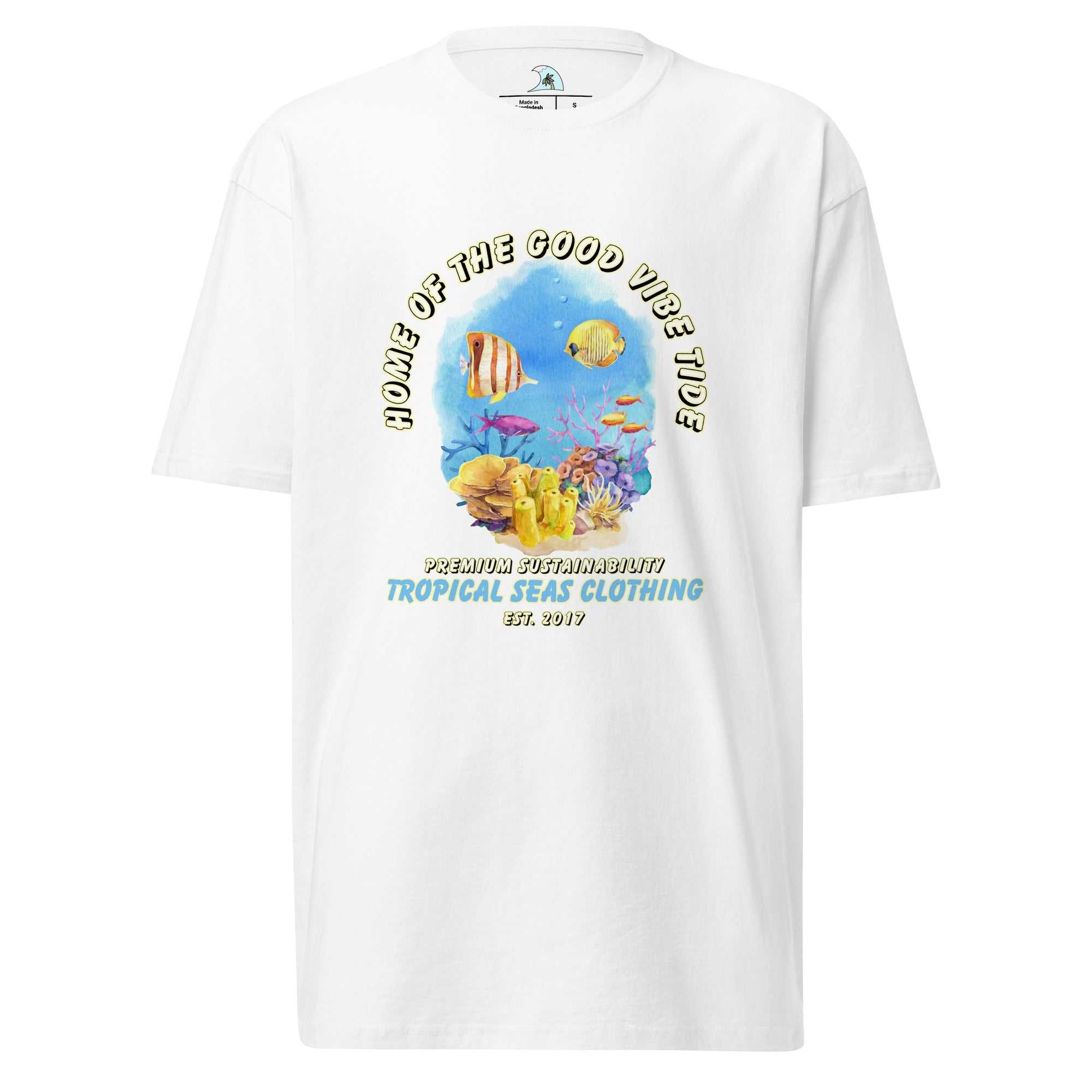 Men’s Premium Heavyweight Watercolor Reef tee - MENLL