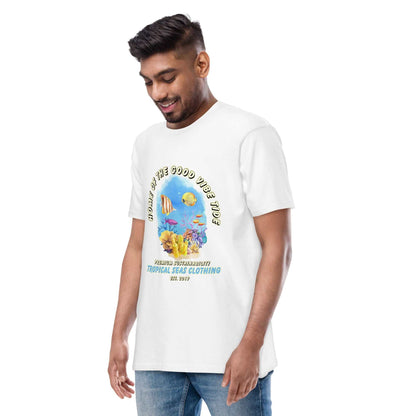 Men’s Premium Heavyweight Watercolor Reef tee - MENLL