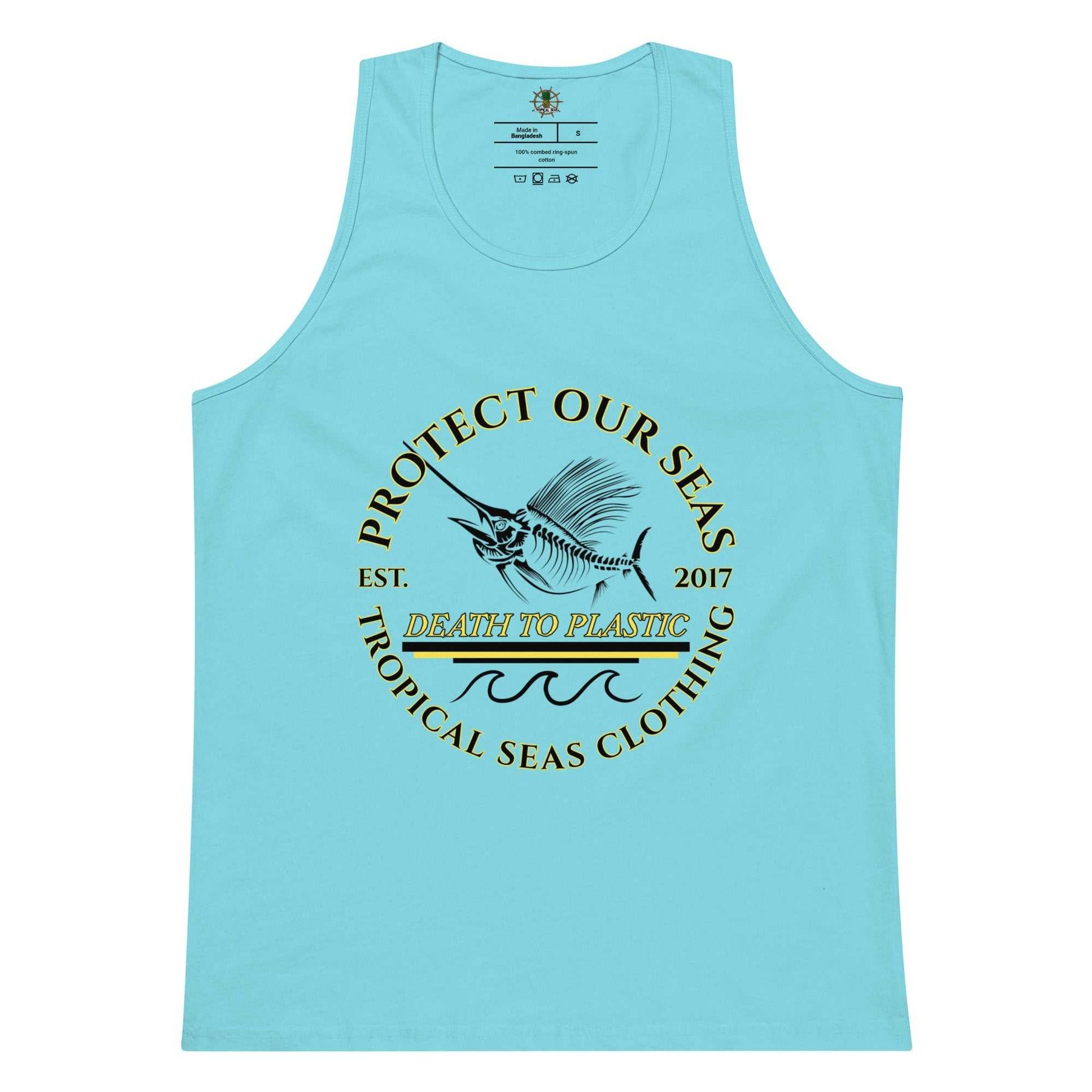 Men’s Premium Death to Plastic Tank Top - MENLL