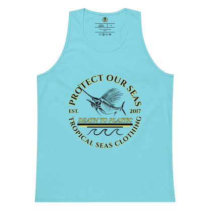 Men’s Premium Death to Plastic Tank Top - MENLL