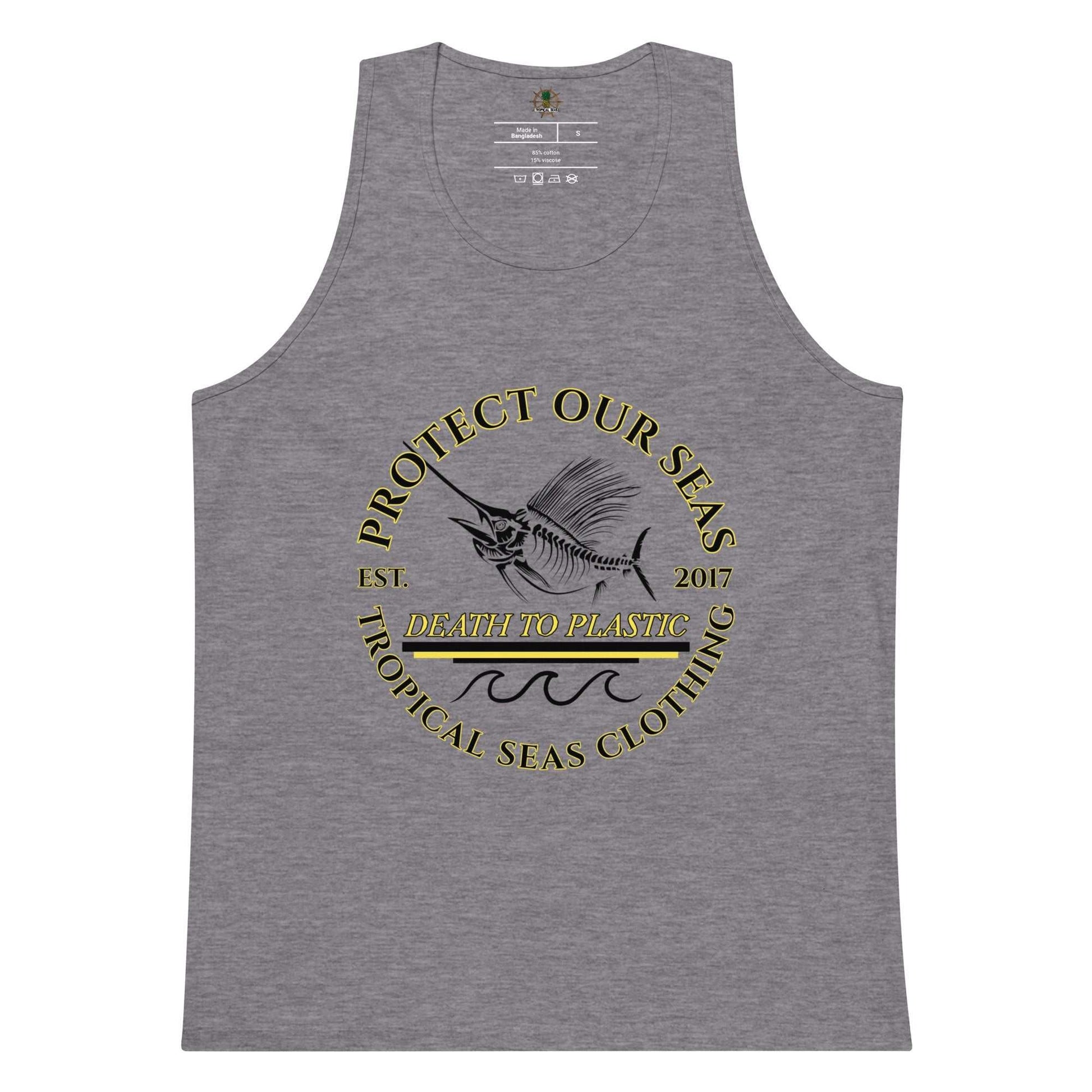 Men’s Premium Death to Plastic Tank Top - MENLL