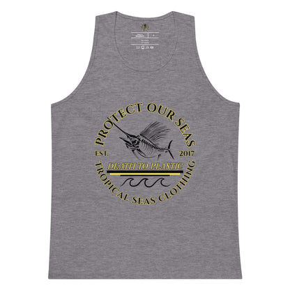 Men’s Premium Death to Plastic Tank Top - MENLL