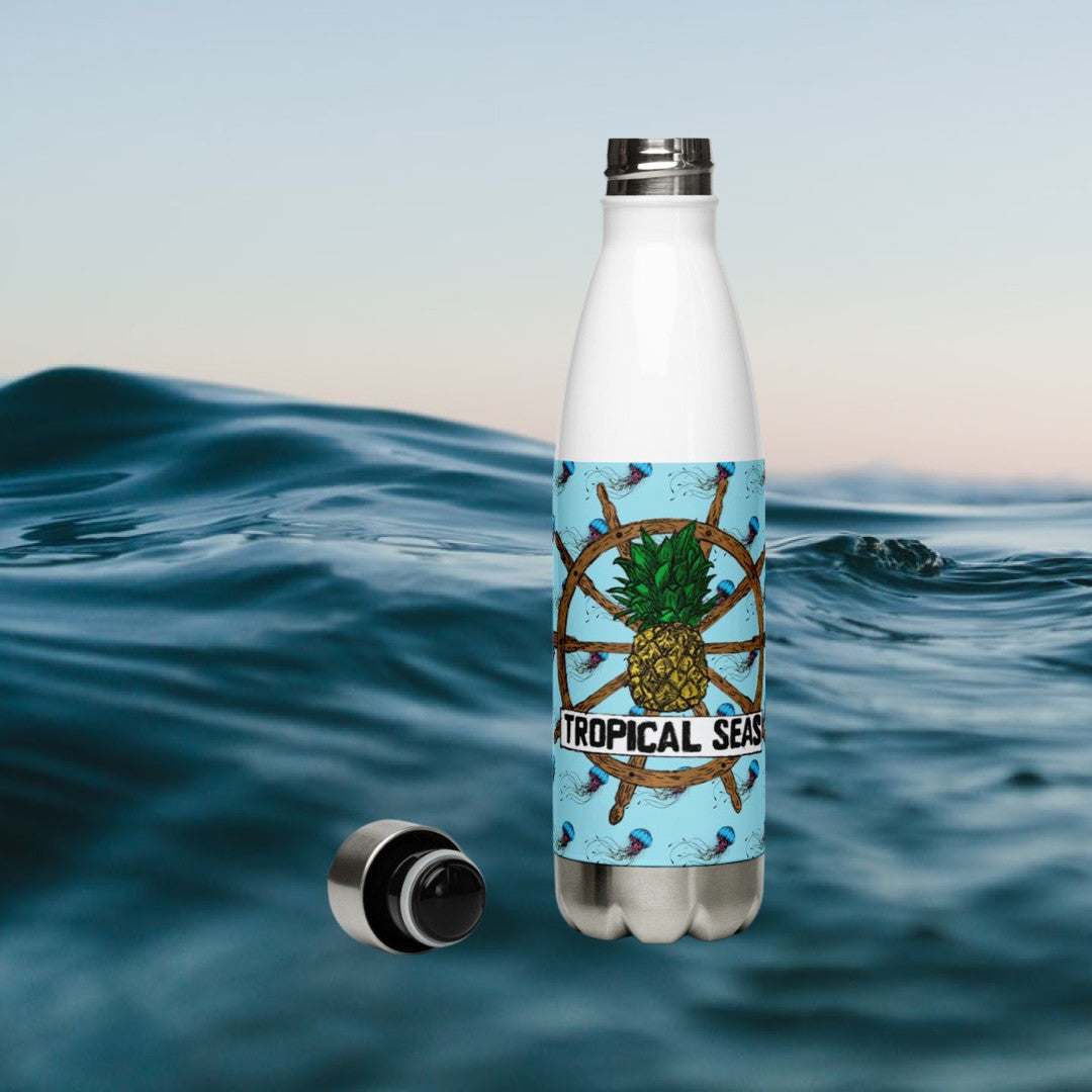 Tropical Seas Jellyfish Stainless Steel Water Bottle - MENLL