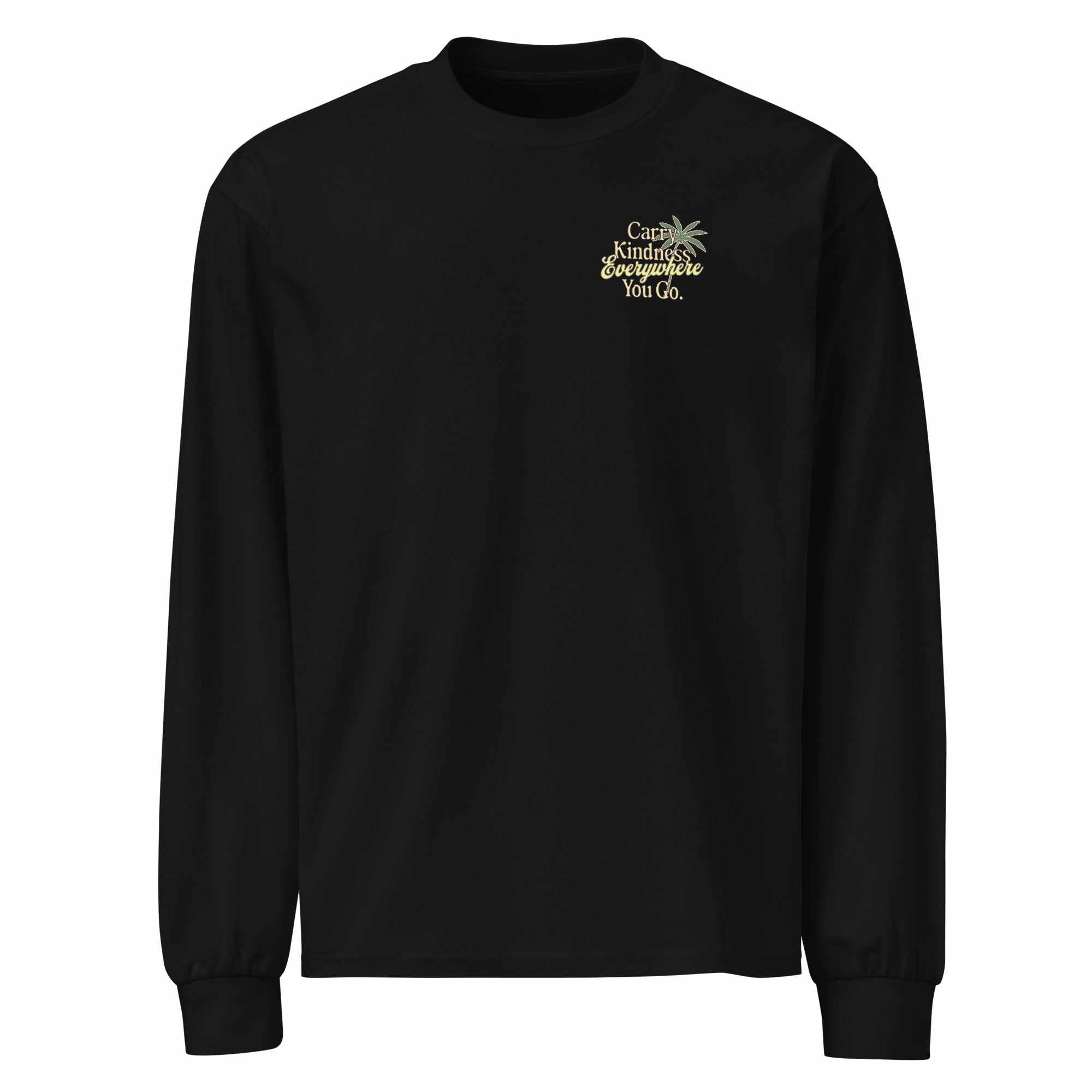 Kindness Everywhere Heavyweight Long Sleeve Shirt - MENLL