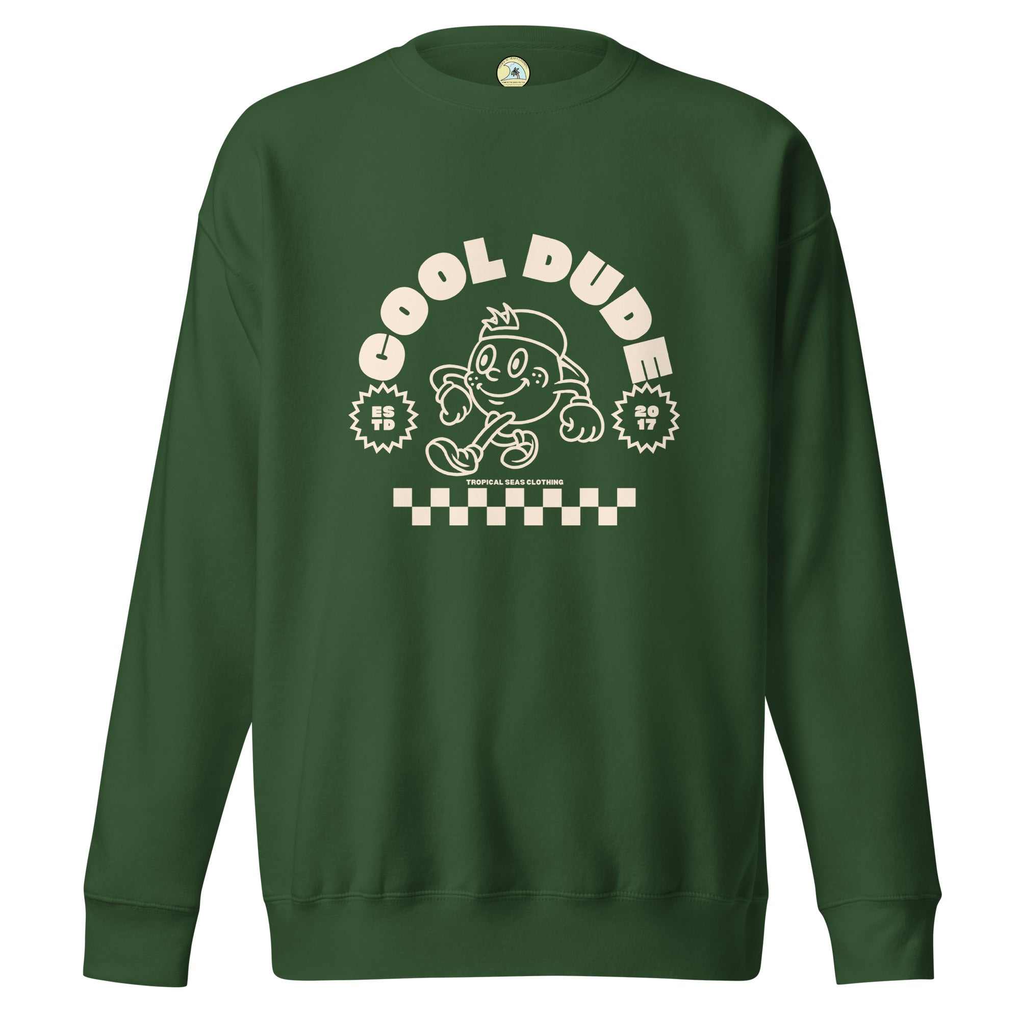 Cool Dude Surfer Premium Sweatshirt - MENLL
