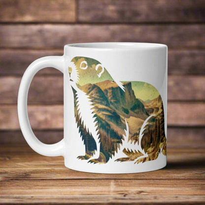Rocky Mountain National Park Marmot Mug 11oz, 15oz, and 20oz, Mega Mug - MENLL