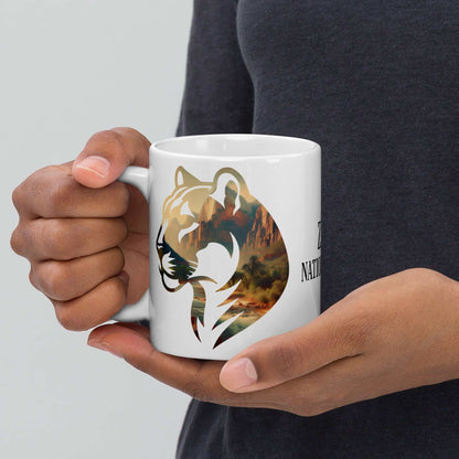 Zion National Park Mountain Lion Mug 11oz, 15oz, or 20oz Mega Mug - MENLL