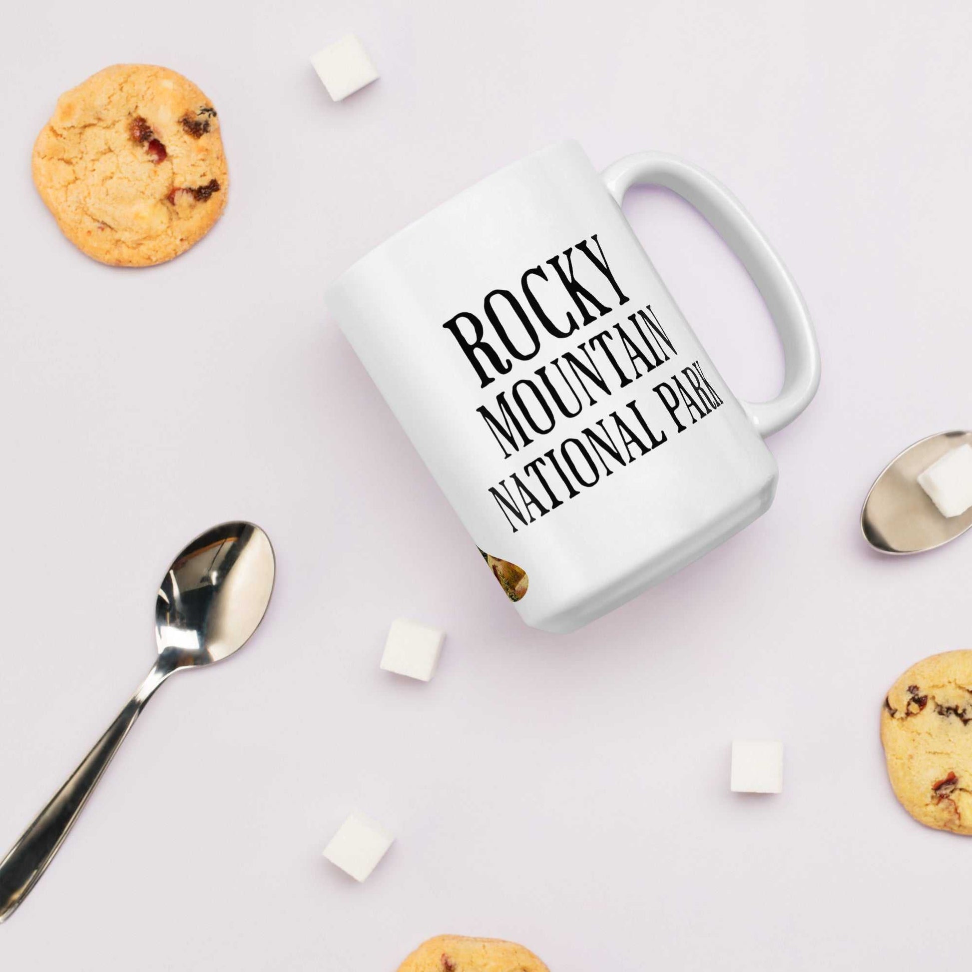 Rocky Mountain National Park Marmot Mug 11oz, 15oz, and 20oz, Mega Mug - MENLL