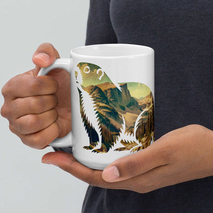 Rocky Mountain National Park Marmot Mug 11oz, 15oz, and 20oz, Mega Mug - MENLL