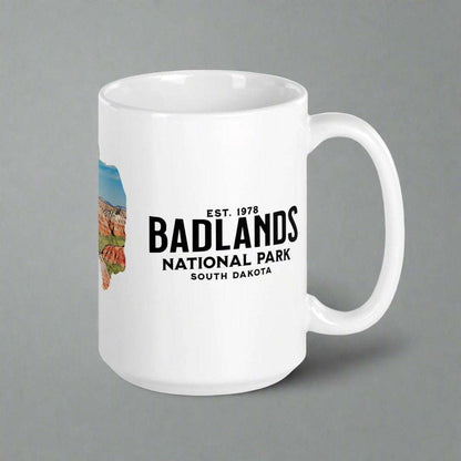 Badlands National Park Bison Mug 11oz, 15oz, 20oz - MENLL