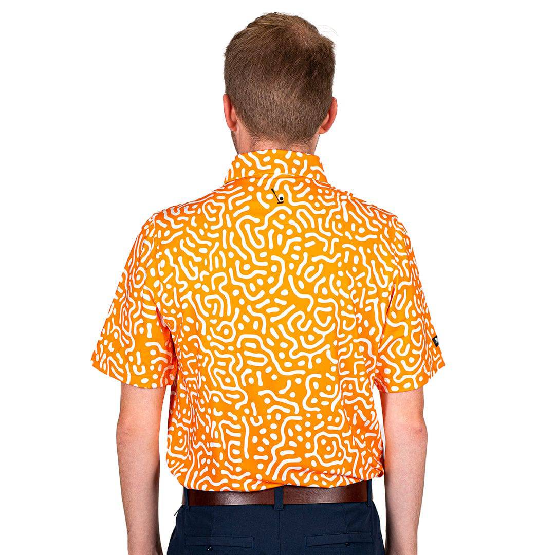 2putt Wrong Fairway Men's Polo - Close Up